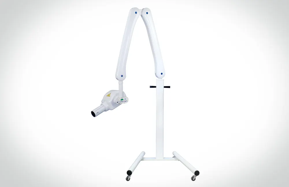 Veterinary dental X-ray generator on stand