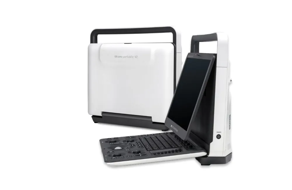ORsono Portable V2 ultrasound device in closed portable configuration