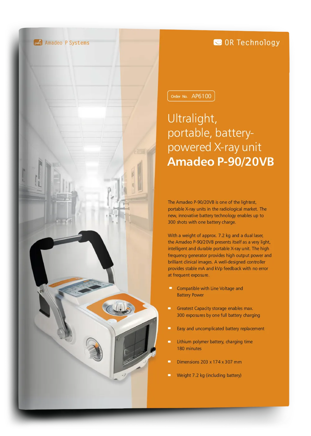 Cover of the product information for the Amadeo P-190 20VB - PDF