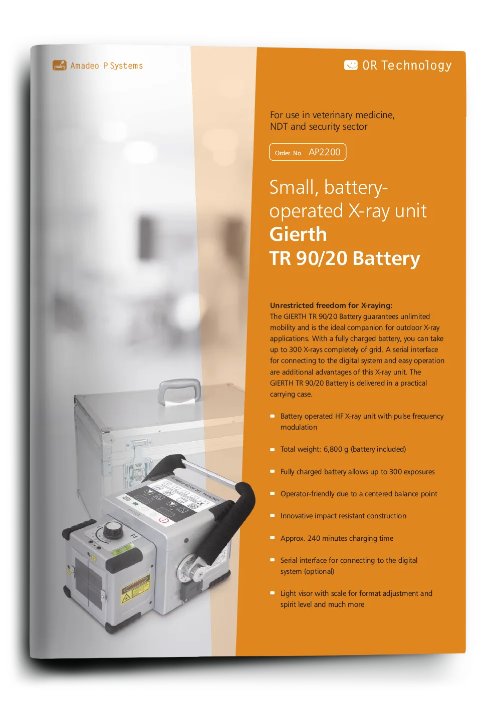 Cover of the Product information for the Gierth 90/20 battery PDF